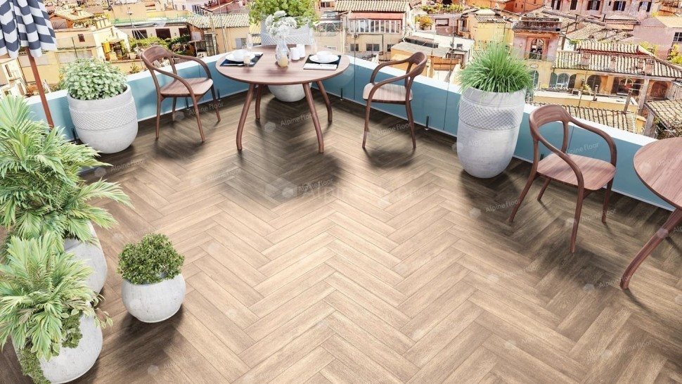 Виниловая плитка "Alpine Floor" Parquet LVT Макадамия (590*118*2,5 мм) — купить в Владимире