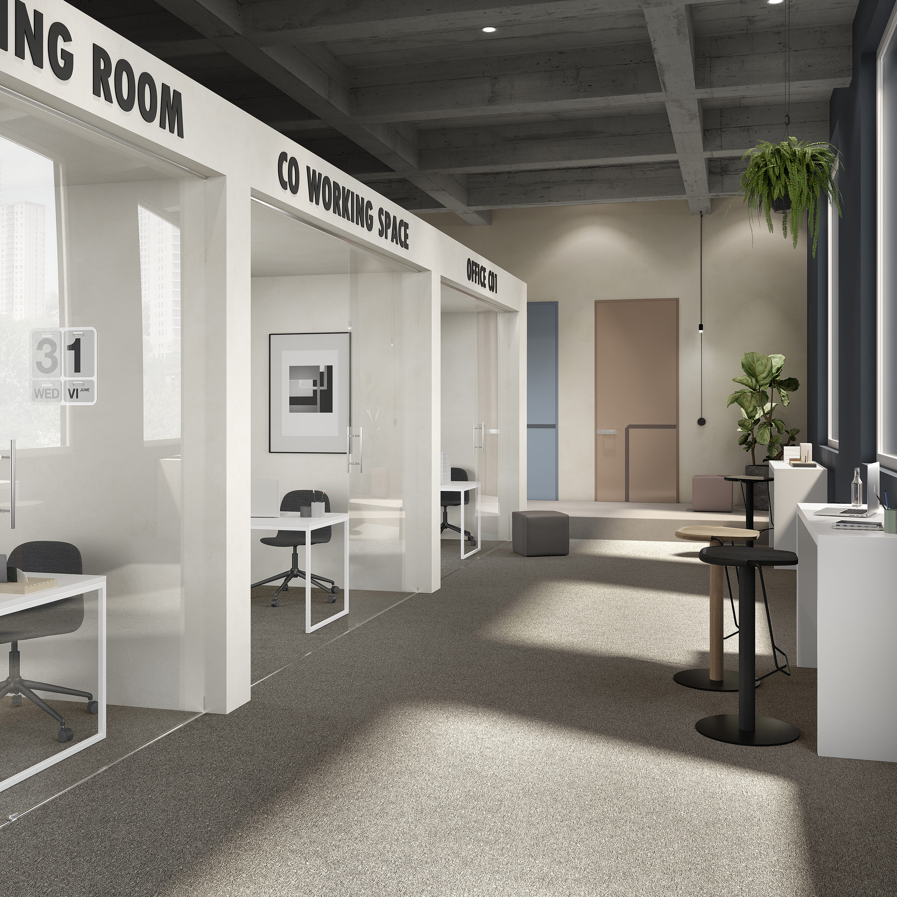 Ковровая плитка Medusa Tile 40 (500*500*5 мм) — купить в Владимире