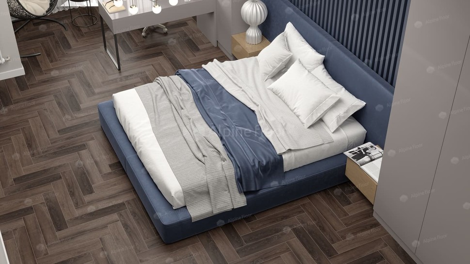 Виниловая плитка "Alpine Floor" Parquet LVT Фафнир (590*118*2,5 мм) — купить в Владимире
