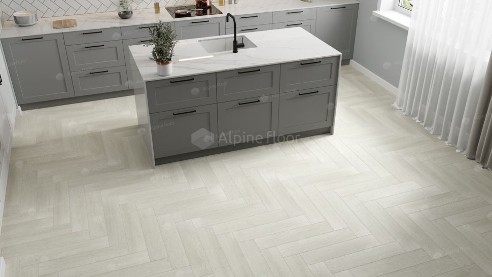 Виниловая плитка "Alpine Floor" Parquet LVT Зимний Лес (590*118*2,5 мм) — купить в Владимире
