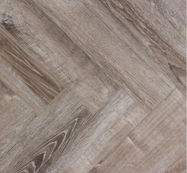 Виниловый ламинат SPC "Cronafloor" Herringbone Дуб Тулон (640*128*4,5 мм) — купить в Владимире
