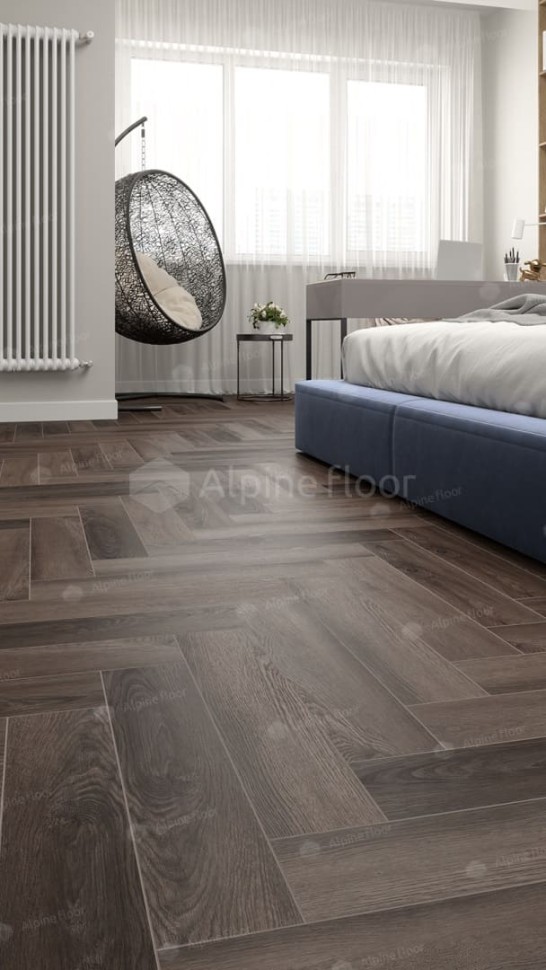 Виниловая плитка "Alpine Floor" Parquet LVT Фафнир (590*118*2,5 мм) — купить в Владимире