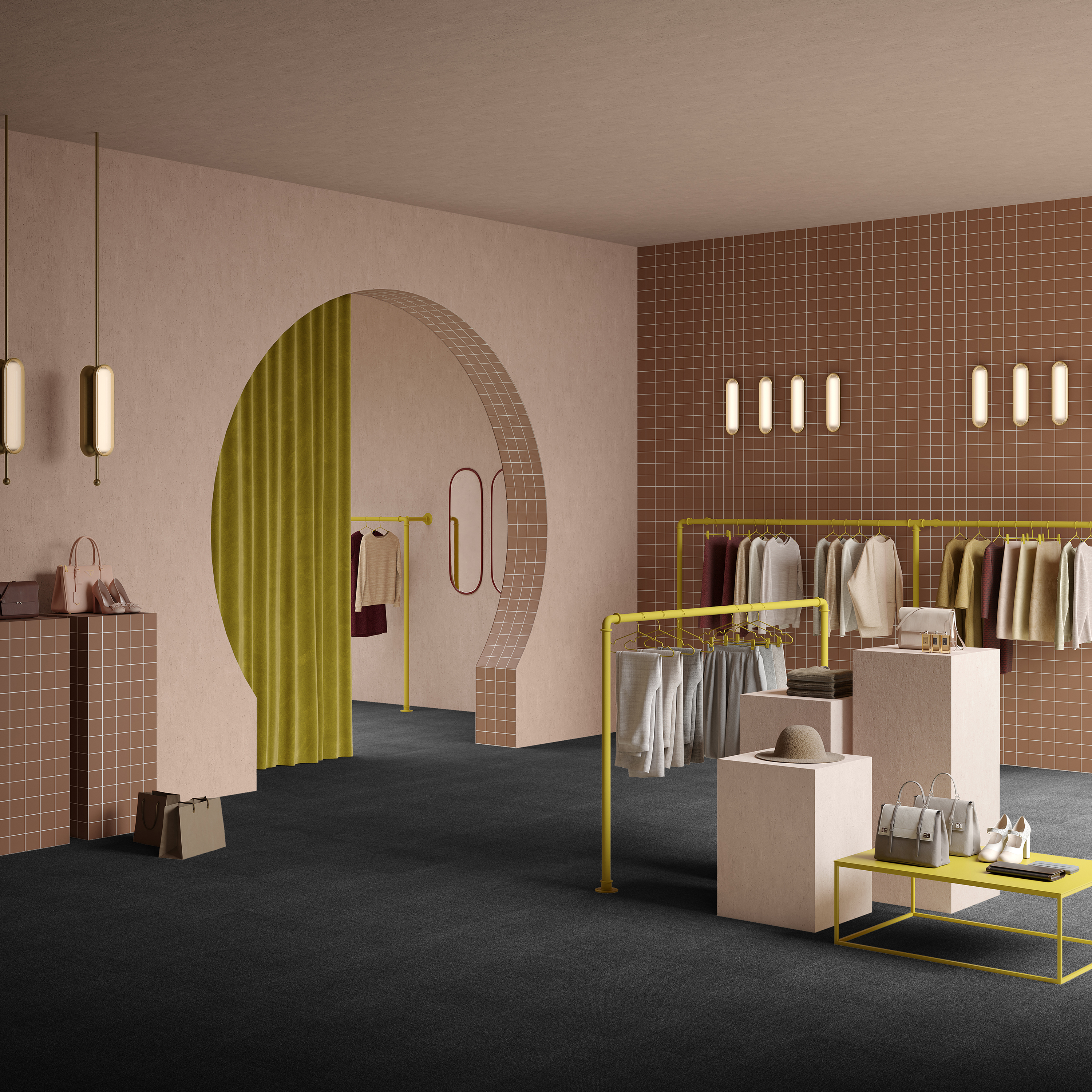 Ковровая плитка Mantra Tile 99 (500*500*6 мм) — купить в Владимире