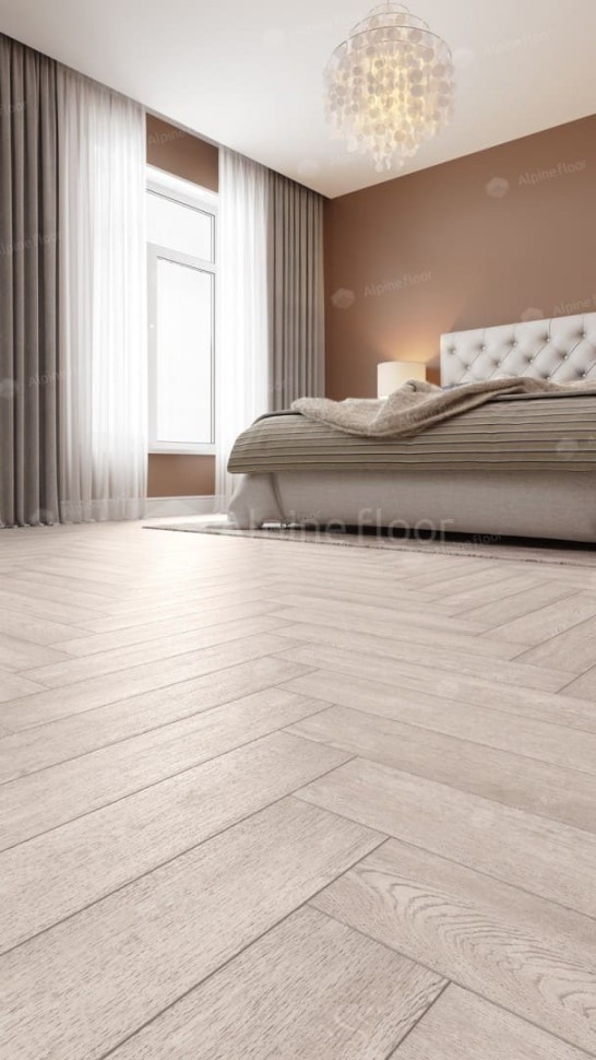 Виниловая плитка "Alpine Floor" Parquet LVT Голубой Лес (590*118*2,5 мм) — купить в Владимире