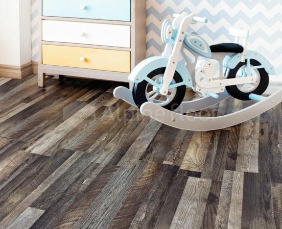 Кварцвиниловая плитка "Alpine Floor" Орех Состаренный (1219*184*3мм) — купить в Владимире