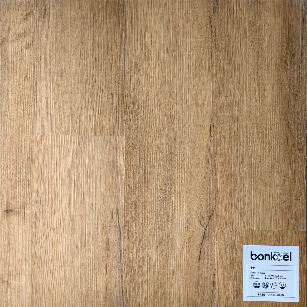 Плитка ПВХ "Bonkeel" Base New 344 (1220*150*3,5 мм) — купить в Владимире