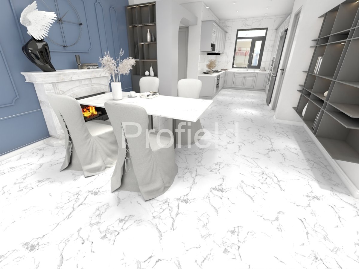 HSPC ламинат "Profield" Камень белый (610*305*5,5 мм) — купить в Владимире