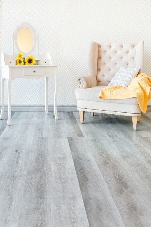 Кварцвиниловая плитка "Alpine Floor" Дуб Пепельный  (1219*184*2мм) — купить в Владимире