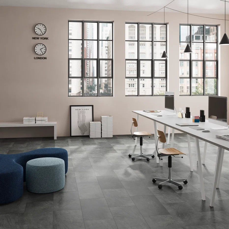 SPC ламинат "Invictus" Groovy Granite Steel (603*298*6мм) — купить в Владимире