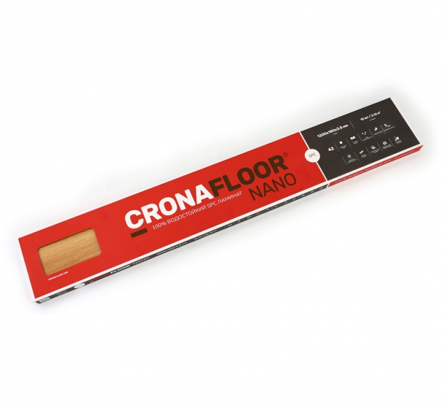 SPC ламинат "CronaFloor" Nano 4V Клен (1200*180*3,5 мм) — купить в Владимире