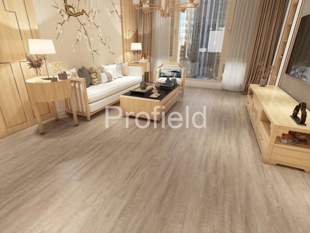 HSPC ламинат "Profield" Тик натуральный (1200*228*5,5 мм) — купить в Владимире