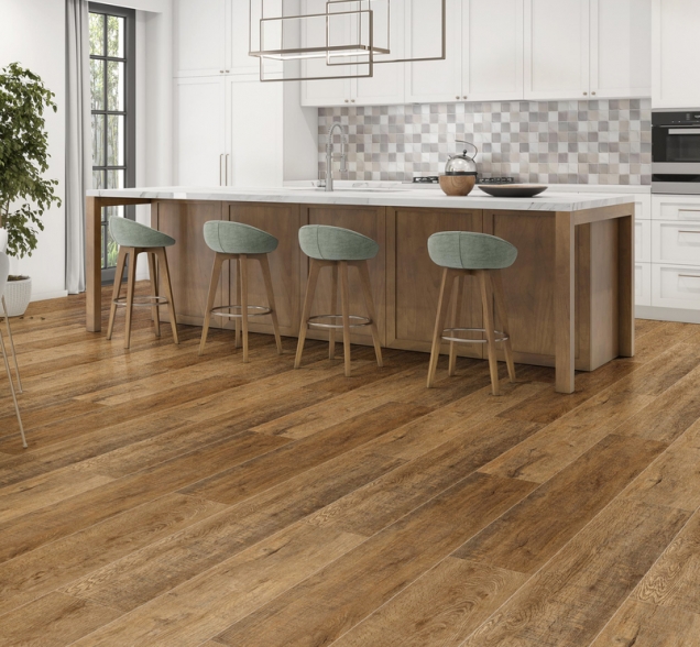 SPC ламинат "CronaFloor" Wood 4V Дуб Робуста (1200*180*4 мм) — купить в Владимире