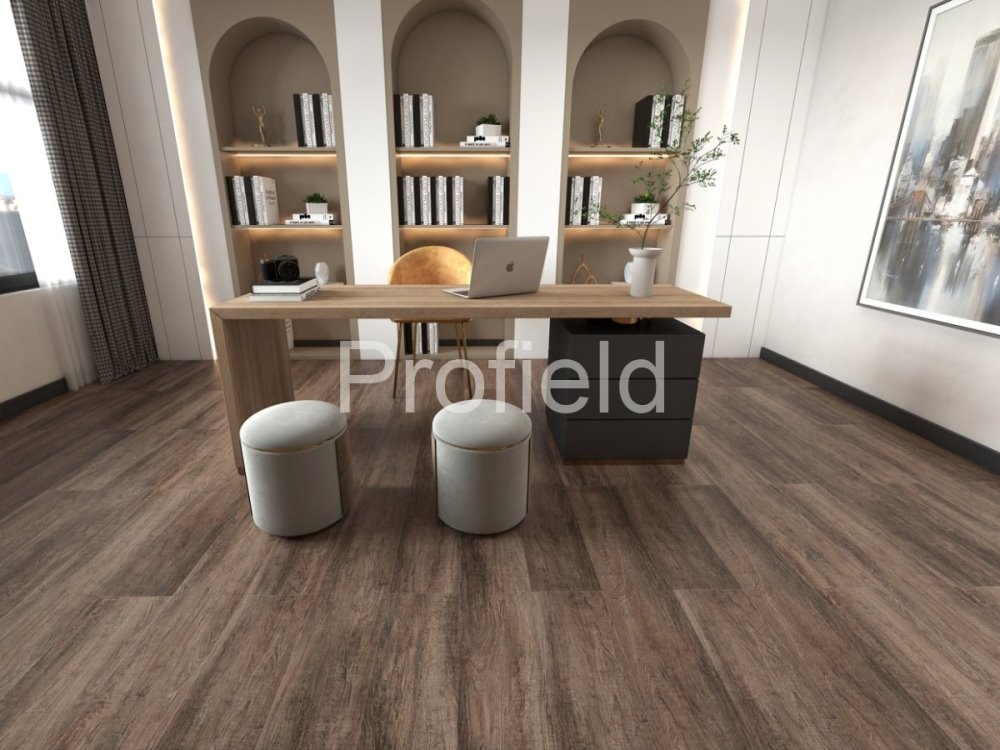 HSPC ламинат "Profield" Дуб темный (1200*228*5,5 мм) — купить в Владимире