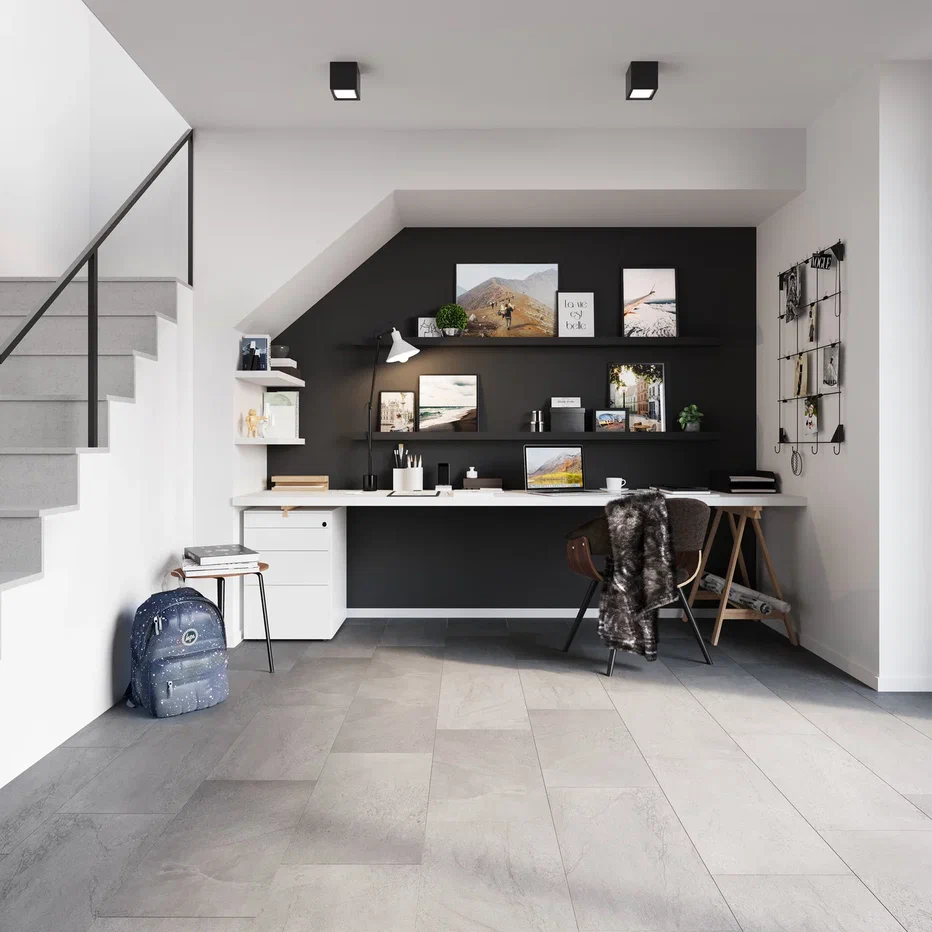 SPC ламинат "Invictus" Groovy Granite Steel (603*298*6мм) — купить в Владимире