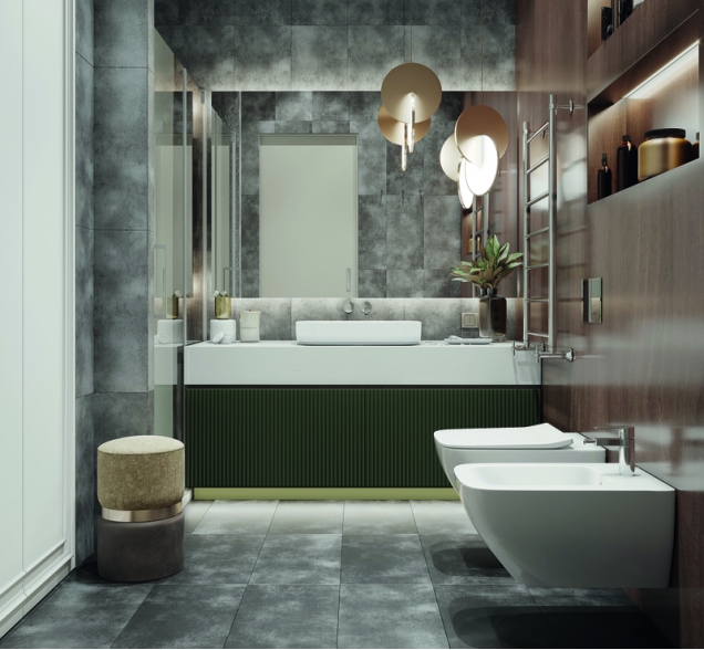 SPC ламинат "CronaFloor" Stone 4V Торнадо Серый (600*300*4 мм) — купить в Владимире