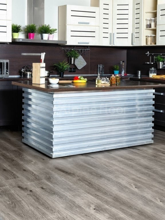 Кварцвиниловая плитка "Alpine Floor" Дуб Дымчатый (1219*184*3мм) — купить в Владимире