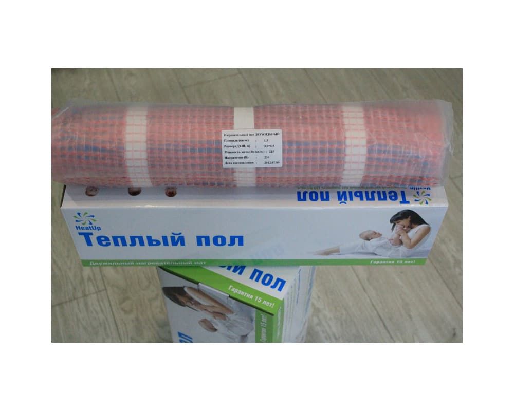 Пленочный теплый пол "HeatUp" 0,5*6м монтажный комплект — купить в Владимире