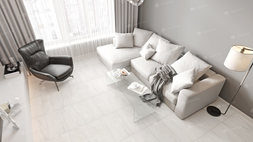 Виниловая плитка "Alpine Floor" Light Stone Брайс (608*303*2,5 мм) — купить в Владимире