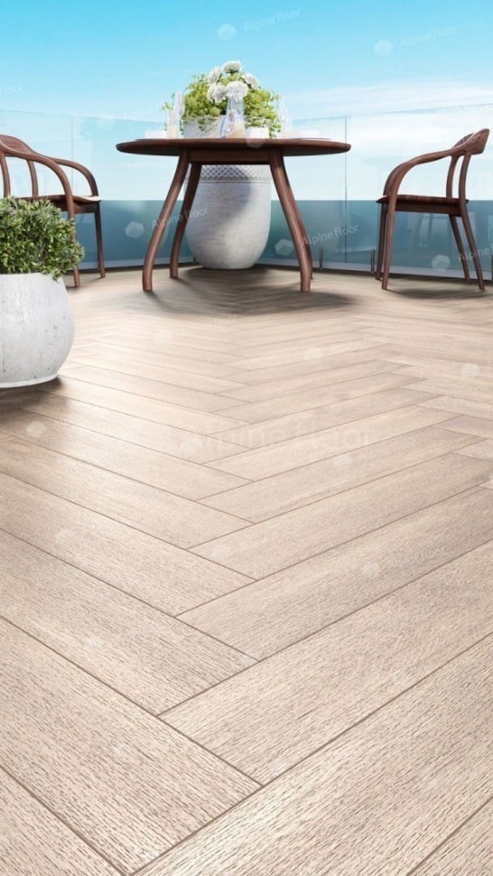 Виниловая плитка "Alpine Floor" Parquet LVT Макадамия (590*118*2,5 мм) — купить в Владимире