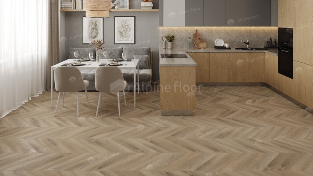 LVT плитка "Alpine Floor" Дуб Синистра (555*127*2,5 мм) — купить в Владимире