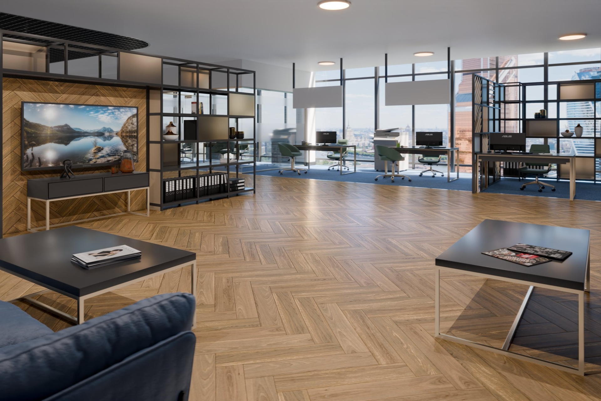 Инженерный паркет «Damy Floor» Натуральный (укладка елочкой) — купить в Владимире