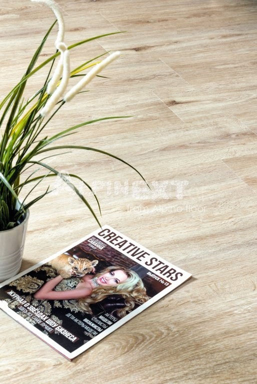 Замковая ПВХ плитка "Alpine Floor" Дуб Ваниль  (1220*183*4мм) — купить в Владимире