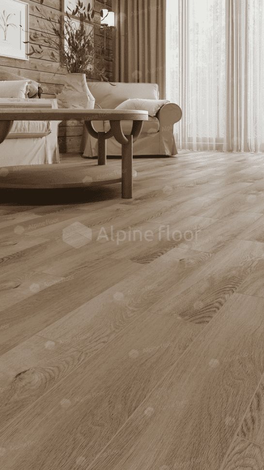 Виниловый ламинат "Alpine Floor" Parquet Light Дуб Синистра (600*125*4 мм) — купить в Владимире