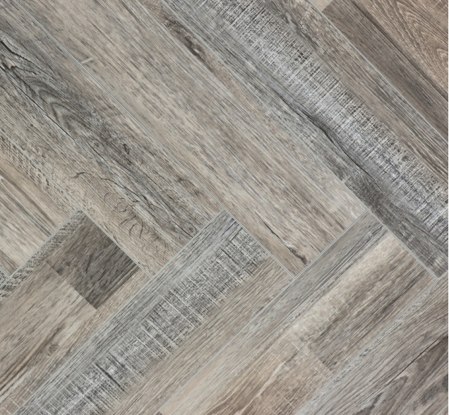 Виниловый ламинат SPC "Cronafloor" Herringbone Дуб Реймс (640*128*4,5 мм) — купить в Владимире