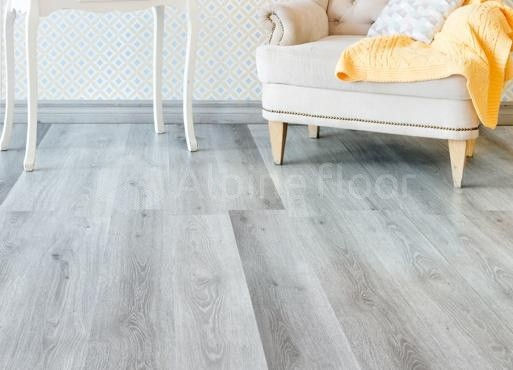 Кварцвиниловая плитка "Alpine Floor" Дуб Пепельный  (1219*184*2мм) — купить в Владимире