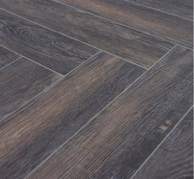 Виниловый ламинат SPC "Cronafloor" Herringbone Дуб Бордо (640*128*4,5 мм) — купить в Владимире