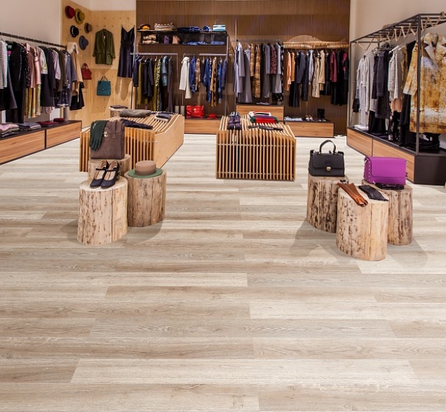 SPC ламинат "CronaFloor" Nano 4V Дуб Светлый (1200*180*3,5 мм) — купить в Владимире