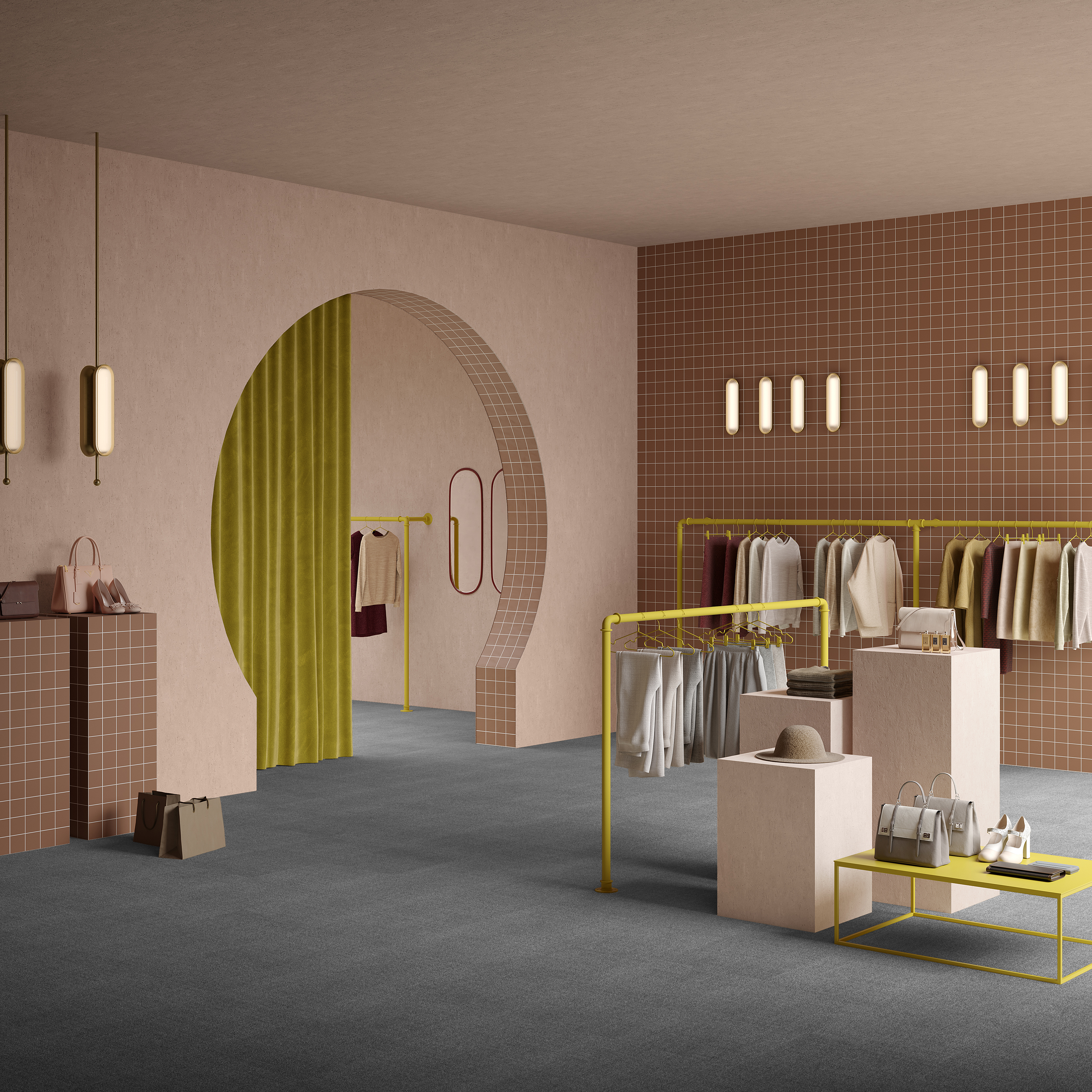 Ковровая плитка Mantra Tile 97 (500*500*6 мм) — купить в Владимире