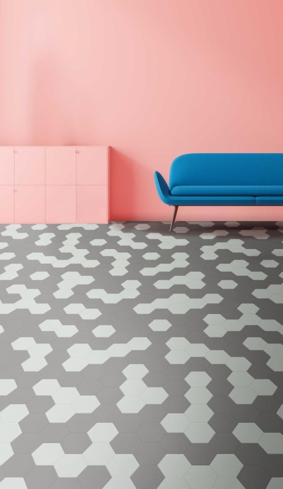 Виниловая плитка "Moduleo" Moods Hexagon 339 (226,32*196*2,5 мм) — купить в Владимире