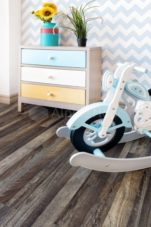 Кварцвиниловая плитка "Alpine Floor" Орех Состаренный  (1219*184*2мм) — купить в Владимире