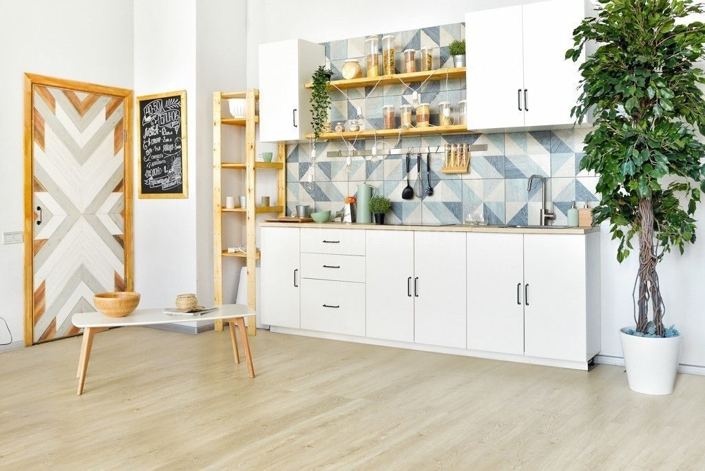 Замковая ПВХ плитка Секвойя Медовая  (1219*184*3,2мм) — купить в Владимире