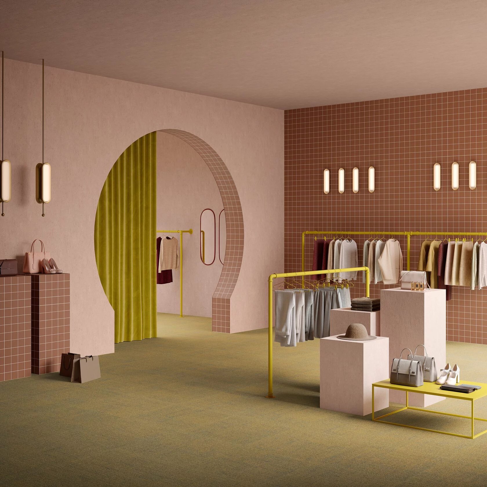 Ковровая плитка Mantra Tile 98 (500*500*6 мм) — купить в Владимире