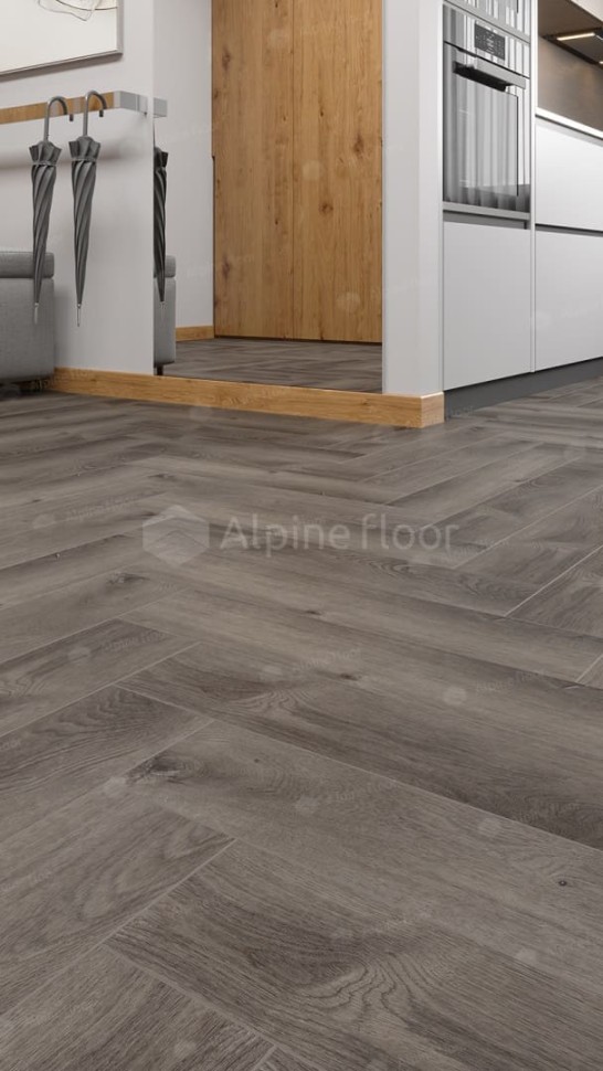 Виниловая плитка "Alpine Floor" Parquet LVT Дуб Мерга (590*118*2,5 мм) — купить в Владимире