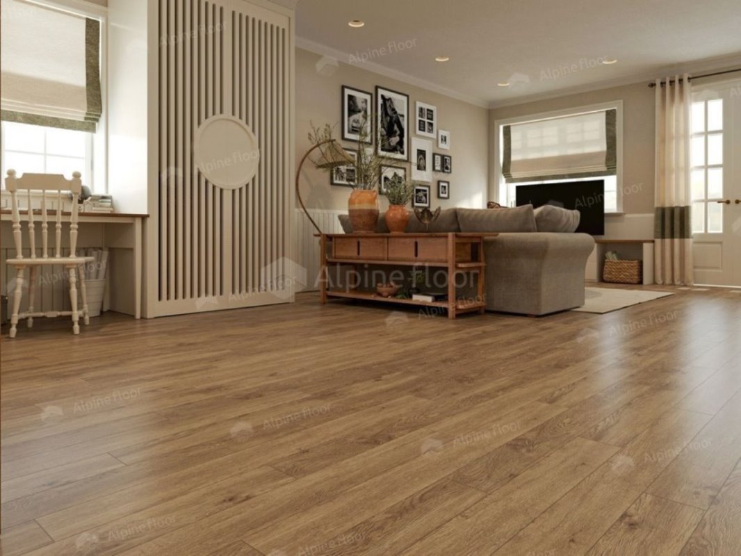 SPC Ламинат "Alpine Floor" Grand Sequoia Village Макадамия (1220*125*4 мм) — купить в Владимире