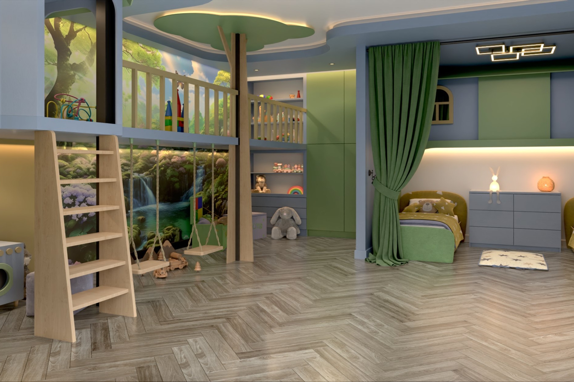 Инженерный паркет «Damy Floor» Скандинавский (укладка елочкой) — купить в Владимире