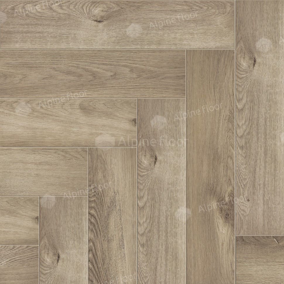 Виниловая плитка "Alpine Floor" Parquet LVT Дуб Натуральный Отбеленный (590*118*2,5 мм) — купить в Владимире