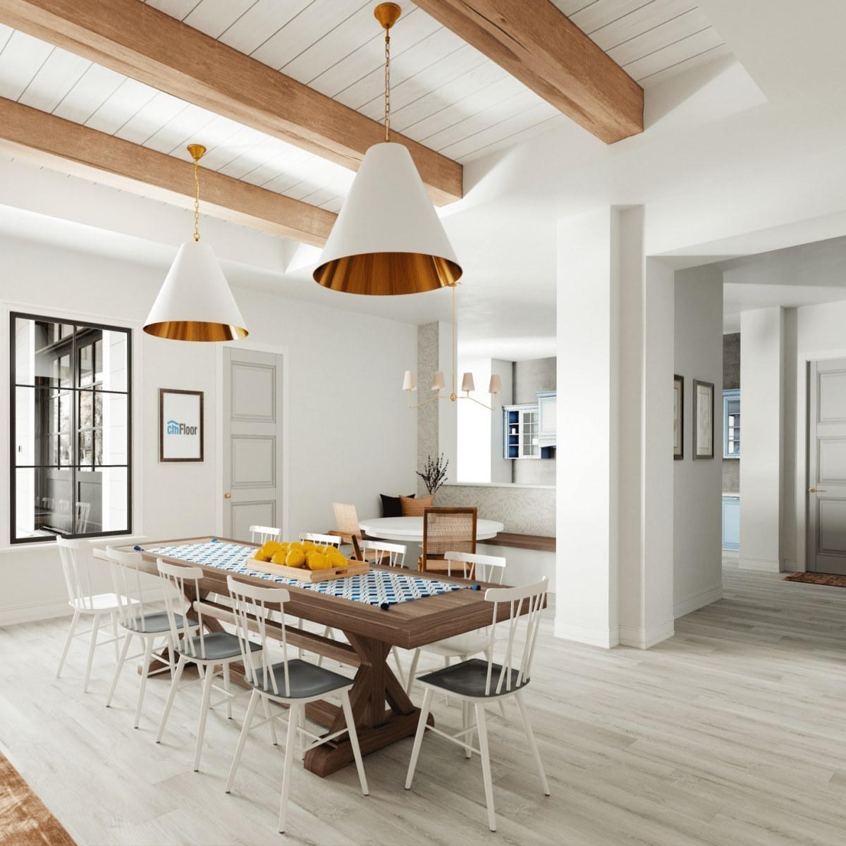 Виниловое напольное покрытие ScandiWood 05 Дуб Ледяной (180*1220*5 мм) — купить в Владимире