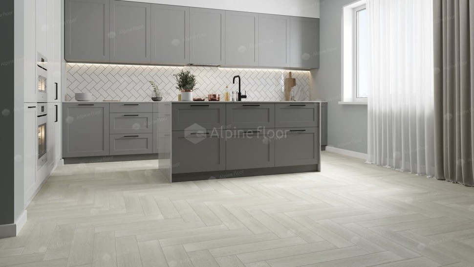 Виниловая плитка "Alpine Floor" Parquet LVT Зимний Лес (590*118*2,5 мм) — купить в Владимире