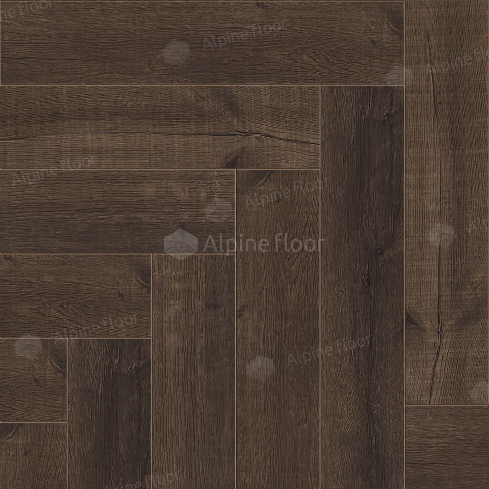 Виниловая плитка "Alpine Floor" Parquet LVT Дуб Альферац (590*118*2,5 мм) — купить в Владимире