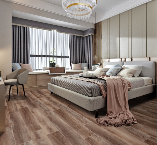 SPC ламинат "CronaFloor" Wood 4V Дуб Охрид (1200*180*4 мм) — купить в Владимире