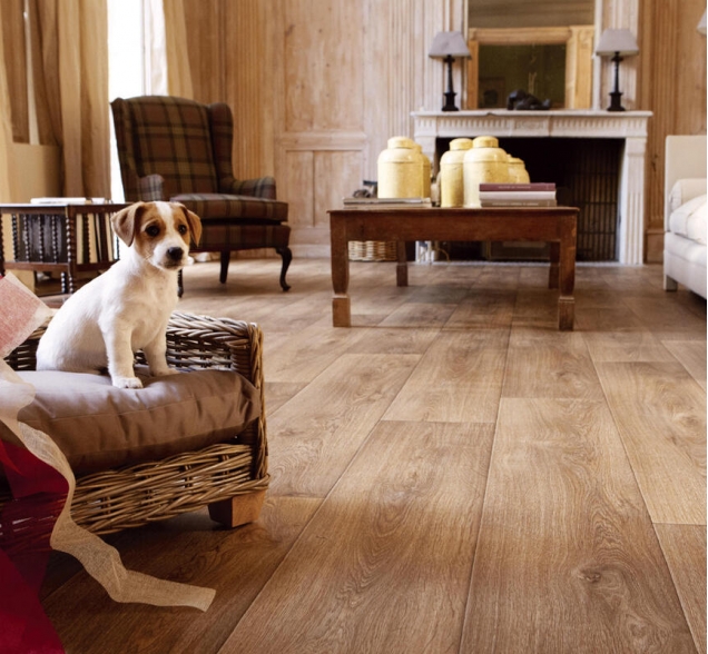 SPC ламинат "CronaFloor" Wood 4V Дуб Монтара (1200*180*4 мм) — купить в Владимире