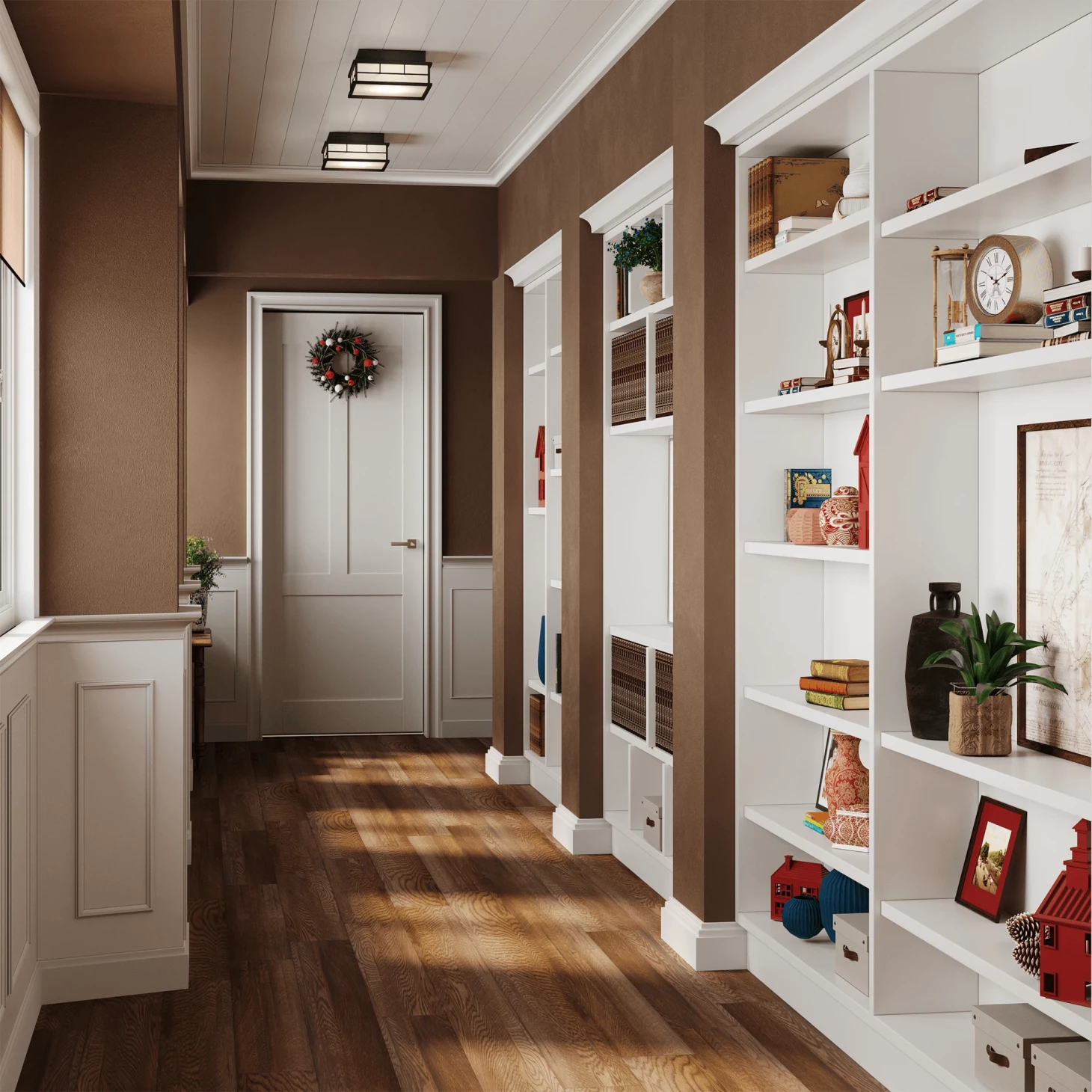 SPC плитка для пола Орех (1220*180*4 мм) — купить в Владимире