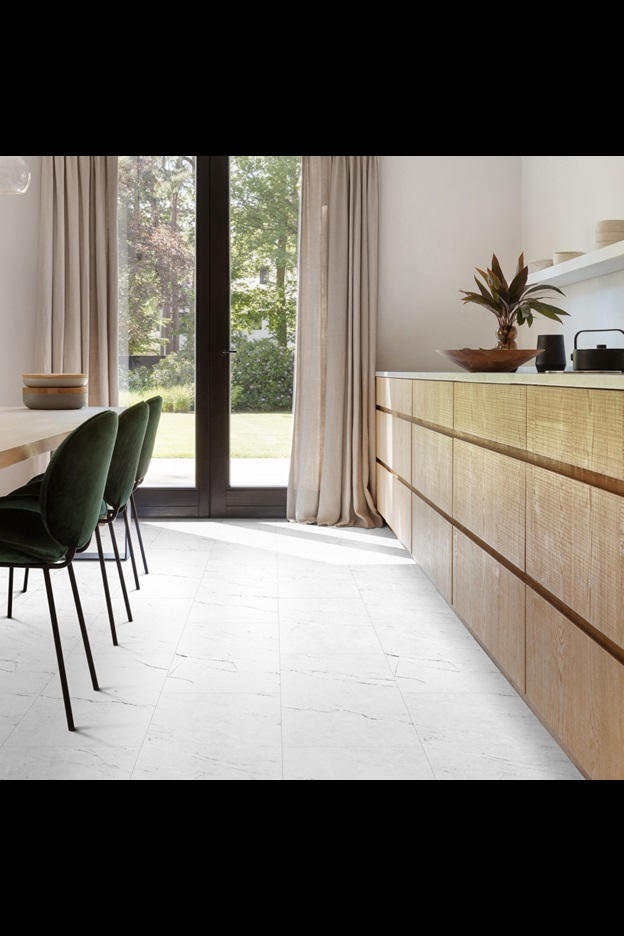 Замковая ПВХ плитка Carrara Marble 112 (610*303*5 мм) — купить в Владимире