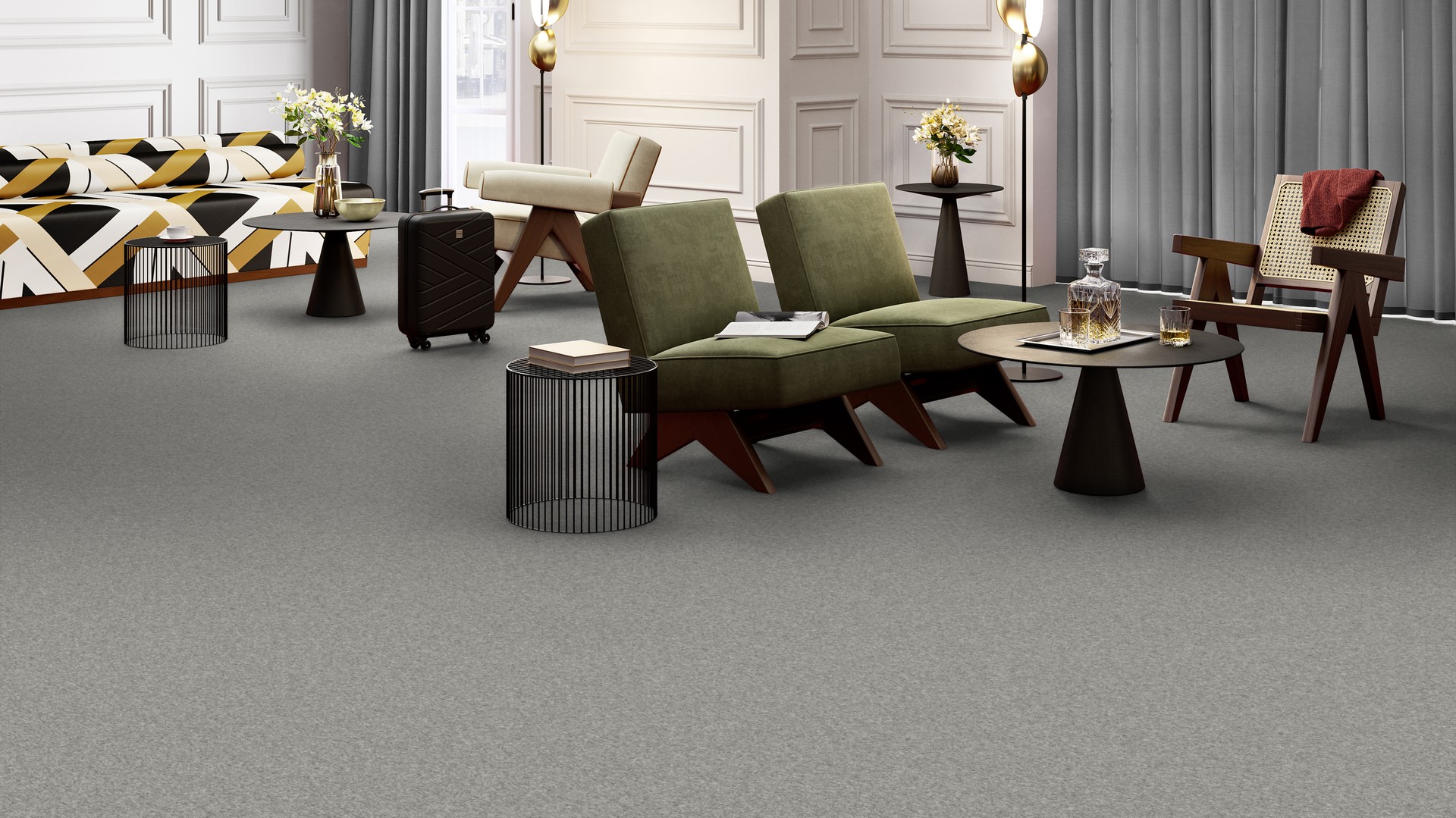 Ковровая плитка Medusa Tile 94 (500*500*5 мм) — купить в Владимире