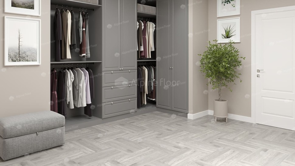 Виниловая плитка "Alpine Floor" Parquet LVT Дуб Полис (590*118*2,5 мм) — купить в Владимире
