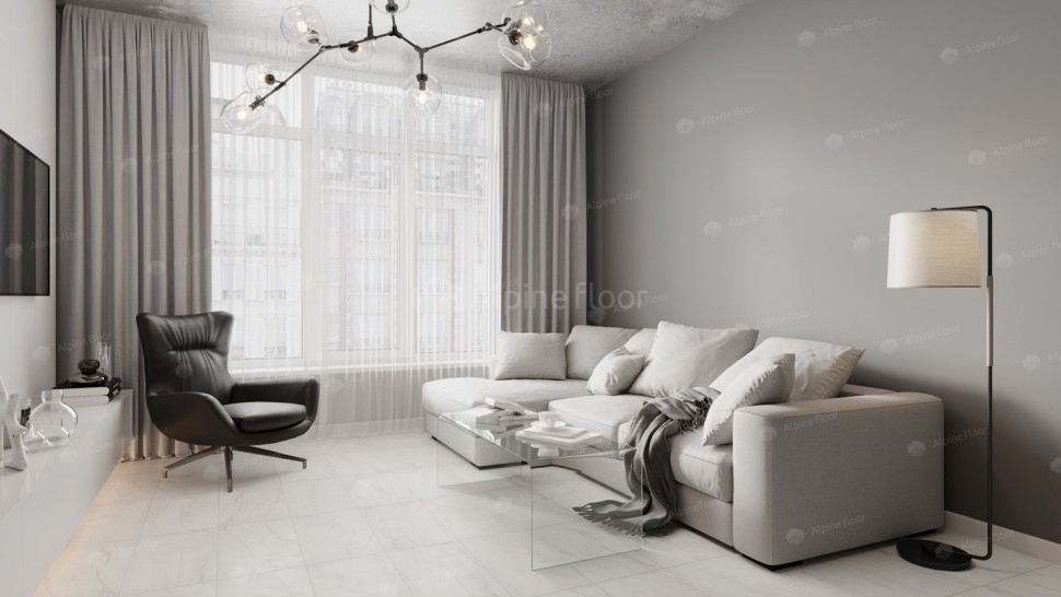 Виниловая плитка "Alpine Floor" Light Stone Брайс (608*303*2,5 мм) — купить в Владимире